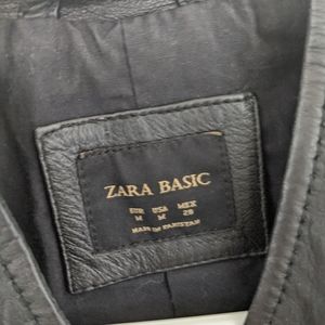 Zara Jackets & Coats - Zara faux leather jacket with gold hardware Zara Jackets & Coats - Zara faux leather jacket with gold hardware